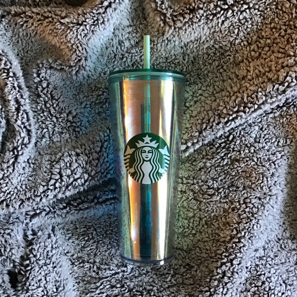 NWT STARBUCKS Iridescent Mermaid Scale 24oz Cup